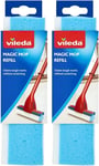 Vileda Magic Mop Refill, Pack of 2 Magic Mop Head Replacements, Authentic Viled