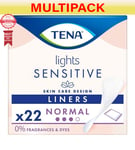 110 x TENA Lights - Liner - Single Wrap - ( 5  Packs of 22 )