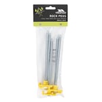 Trespass Rockie Piquets de Tente Mixte Adulte, Jaune/Argent