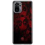 ERT GROUP Coque de téléphone Portable pour Xiaomi REDMI Note 10/ 10S Original et sous Licence Officielle Marvel Motif Deadpool 001 Parfaitement adapté à la Forme du téléphone Portable, Coque en TPU