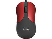 Marvo Marvo Mouse Dms002rd Mouse, 1200Dpi, Optical, 3 Cl., 1 Scroll, Black And Red, Office