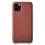 iPhone 11 Pro Max / Woolnut / Läderskal - Cognac-Brun (Fyndvara - Klass 1)