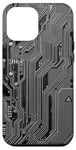 Coque pour iPhone 12 Pro Max Schéma détaillé de la carte mère avec circuits électroniques