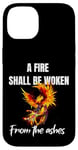 Coque pour iPhone 14 Phoenix Rising Citation Rise from the Ashes Rebirth Symbol