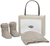 UGG Garçon Unisex Kinder Skylar and Beanie Chausson, Grey, 20 EU