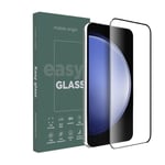 Samsung Galaxy S24 FE Mobile Origin EasyGlass Skjermbeskytter - Gjennomsiktig / Svart Kant