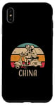 iPhone XS Max China Vintage Scooter Retro Sunset Distressed Design Case