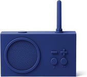 TYKHO 3 Enceinte Bluetooth Portable et Poste Radio FM, Etanche avec Batterie Rechargeable - Bleu Sombre