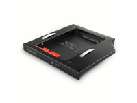 AXAGON RSS-CD12 2,5-tums SSD/HDD-adapter för optisk enhet, 12,7 mm, LED