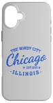 Coque pour iPhone 16 Plus Vintage Retro Love Chicago Illinois Windy City est une ville créée en 1833