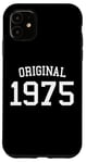 Coque pour iPhone 11 Original 1975, 50 ans pour homme et femme, 50e anniversaire