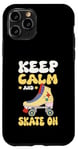 Coque pour iPhone 11 Pro Roller Derby Retro Design pour femme Roller Roller