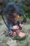 50228 D  KORRIGAN COUTEAU   FIGURINE POILU TROLL NORVEGIEN LUTIN  PIXIES