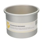 Wilton Decorator Preferred Moule à Gâteau Ronde Ø CM 12,5 x 10 H, Moule Professionnel Extra Profond, Matériau: Aluminium Anodisé Résiste, Gris