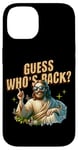 Coque pour iPhone 14 Guess Who’s Back Jesus Tee