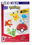 Mega Construx - Pokeball 5 Pack - Paldea Partners (4 new figs + ball)