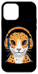 iPhone 12 mini Leopard Gecko with Headphones Music Funny Case