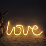 Love Neon Signs Light LED Love Art -asuntolan kotikylttiseinäkoriste Pöytäkoristeet ystävänpäivälahjaksi