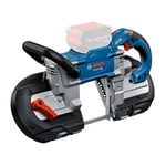 Bosch Professional 18V System scie à ruban sans-fil GCB 18V-127 (moteur sans charbon, capacité de coupe de 127 x 127 mm, avec 1 lame de scie à ruban)