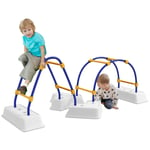 Outsunny Kids Climbing Frame with Climbing Arch, Triangle Climber, for 3-6 Years