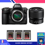 Nikon Z8 + Z MC 50mm f/2.8 Macro + 3 SanDisk 256GB Extreme PRO CFexpress Type B + Ebook 'Devenez Un Super Photographe' - Hybride Nikon