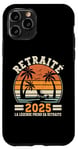 Coque pour iPhone 11 Pro La Légende Prend Sa Retraite Humour Cadeau Retraité 2025