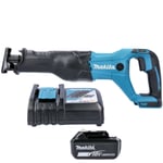 Makita DJR186 18V Cordless Reciprocating Saw With 1 x 5.0Ah Battery & Charger