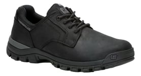 Caterpillar Threshold Low Mens Black Casual Leather Lace Up Trainer Shoes