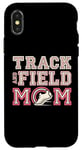 Coque pour iPhone X/XS Track and Field Mom Coureur de course pour femme