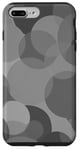 Coque pour iPhone 7 Plus/8 Plus Cercles gris classiques dans des graphismes cool