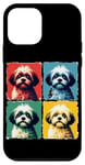 iPhone 12 mini Retro Style Shih Tzu Graphic Design for Dog Lovers Case