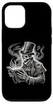 iPhone 12/12 Pro Carols Black Dark Goth Skeleton Christmas Women Men Case