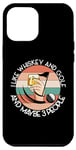 Coque pour iPhone 14 Pro Max J'AIME LE WHISKEY LE GOLF ET PEUT-ÊTRE 3 PERSONNE Green GOLF