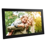 EU Plug 21.5in 1080P Digital Picture Frame Smart Photo Frames With Remote Co Hot