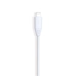 Gear Rund ladekabel Lightning til USB-A 0,3m Hvit MFI