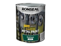 Ronseal Direct to Metal Paint Rural Green Gloss 750ml