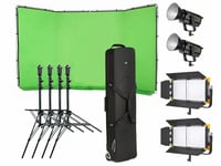 Chromakey Green Screen Lighting kit Pro