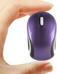 Mini souris sans fil mignonne pour ordinateur portable, petite taille, portable, compacte, voyage, souris optique USB, 3 boutons, 1600 dpi, souris sans fil pour PC, ordinateur portable, MacBook