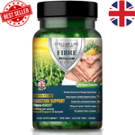 240 X Psyllium Husk Fibre Supplement – High in Soluble Fiber - Vegan- Made in UK