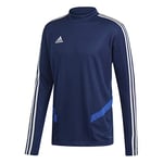 Adidas Men's TIRO19 TR TOP Sweatshirt, Dark Blue/Bold Blue/White, 4XL