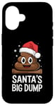 Coque pour iPhone 16 Santa's Big Dump - Xmas Funny Pajamas Christmas Poop