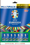 UEFA Euro 2024 Stickers Multi Pack Fotball Kort - Kortspill fra Outland