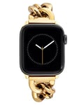 Anne Klein Bracelet chaîne tendance pour Apple Watch, sécurisé, réglable, bracelet de rechange pour Apple Watch, s'adapte à la plupart des poignets