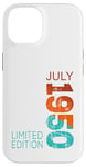 Coque pour iPhone 14 Juin Limited Edition Retro Vintage Année 1950