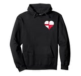 For Polish English A Small Vintage Flag of Poland England Pullover Hoodie