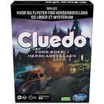 Clue Treachery at Tudor Mansion, You Escape The Mansion and Solve a Mystery Family Board Game to Work Together, Mystery Games from 10 Years Old 1-6 Players (Dish)