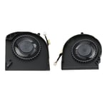 4-stifts Laptop-kylfläktbyte för Dell Alienware 15 R3 R4 P69F EG75070S1‑C260‑S9A Notebook PC Dator CPU och GPU