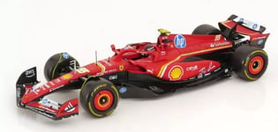 F1 FERRARI SF-24 #55 Carlos Sainz 2024 1/18 Bburago 18-16815-S-(I)