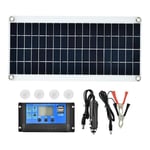 300W 12V Solpanel Kit Batteriladdare 300 Watt 12 Volt Off Grid System Med 60A Kontroller