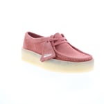 Clarks Wallabee Cup 26176565 Womens Pink Oxfords & Lace Ups Casual Shoes